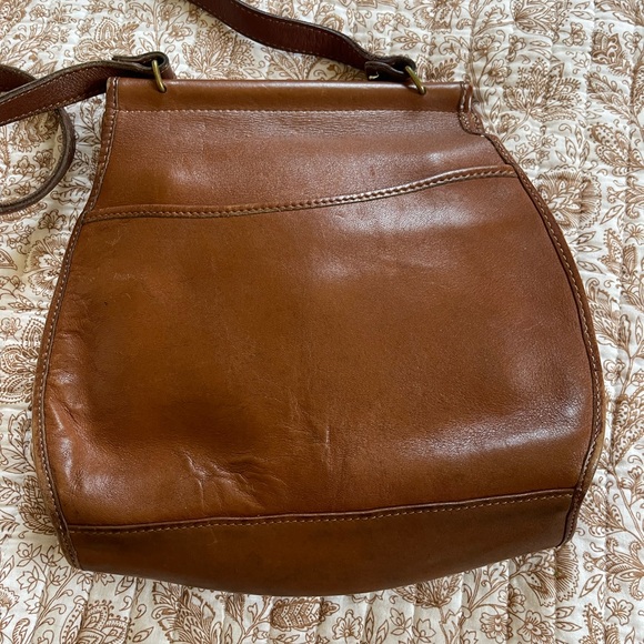 Vintage Coach tan Leather Women's Bag - Picture 7 of 8